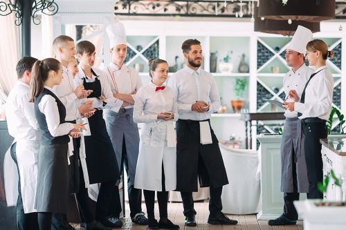 Beschäftige in der Gastronomie